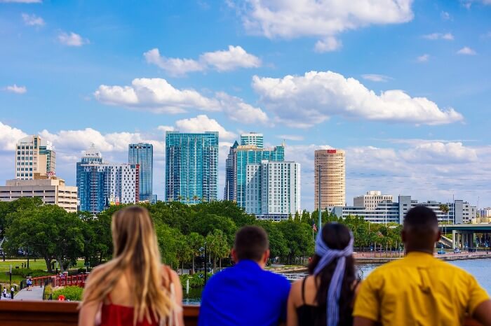 Tampa, FL Overlooking the City